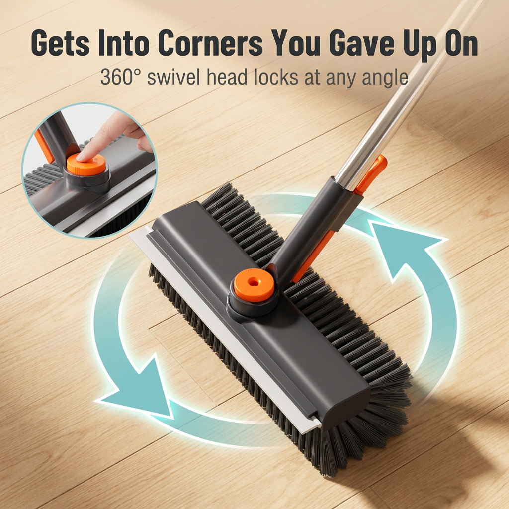 Super Dover - 3 in 1 Floor Scrub Brush