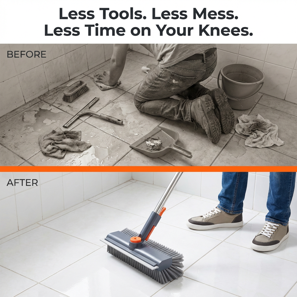 Super Dover - 3 in 1 Floor Scrub Brush